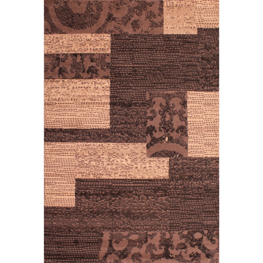 Patch Block Rugs in Chocolate by Rugstyle